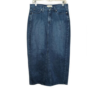 As Real As Wrangler Denim Maxi Skirt